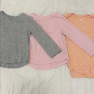 X3 Bundle 18M toddler girl long sleeve tshirts